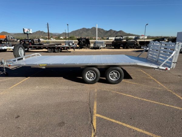 20x102 All Aluminum, 10K GVWR, Tandem Axle Deckover (1020H-TA-BT-DT-RR-RTD)