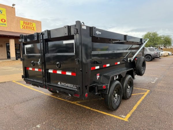 14x83 IronBull Tandem Axle Dump, 15K GVWR, 48" Sides, Pro Tarp