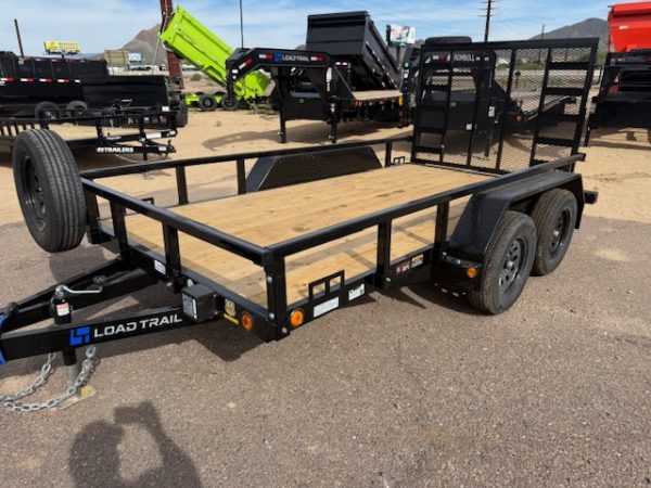12x72 Tandem Axle, 7K GVWR, Utility (4" Channel Frame)