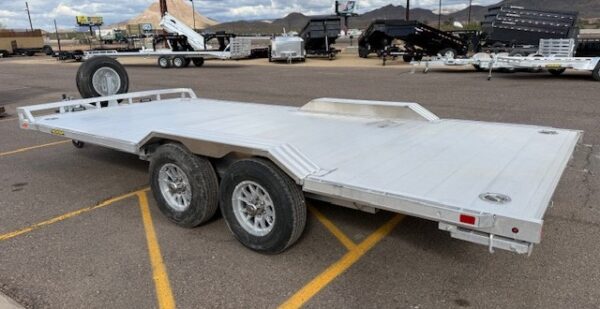 18X102 Tandem Axle, Wide Body W/ Drive-Over-Fenders, Aluminum, 10K GVWR (WB18H-TA-EL-DOF-R-RR-RTD)