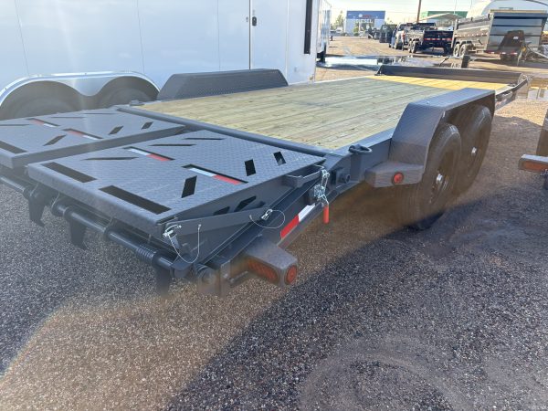 20x83 IronBull, Tandem Axle, 14K GVWR, Rampage Ramps