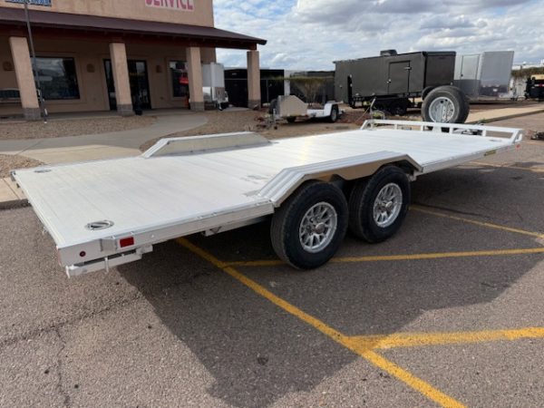 18X102 Tandem Axle, Wide Body W/ Drive-Over-Fenders, Aluminum, 10K GVWR (WB18H-TA-EL-DOF-R-RR-RTD)