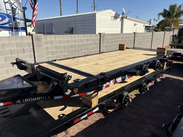18x83 IronBull Tandem Axle, 14K GVWR, Low-Pro Gravity Tilt