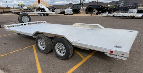 18X102 Tandem Axle, Wide Body W/ Drive-Over-Fenders, Aluminum, 10K GVWR (WB18H-TA-EL-DOF-R-RR-RTD)