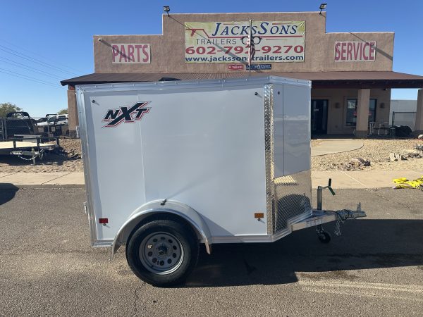 6x4 All Aluminum, NXT Enclosed, 2K GVWR, Swing Door