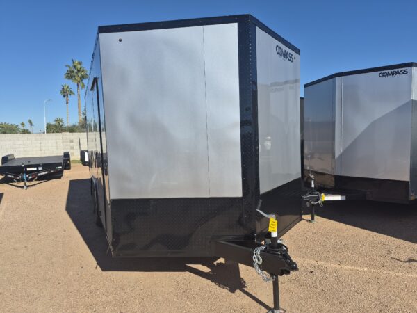 16x8.5 Jasper SE Car Hauler, 7K GVWR, Ramp Door