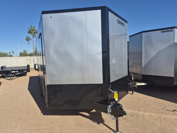 16x8.5 Jasper SE Car Hauler, 7K GVWR, Ramp Door