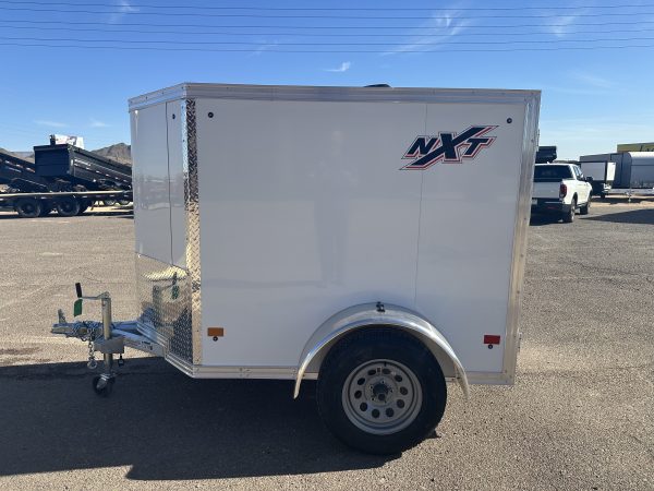 6x4 All Aluminum, NXT Enclosed, 2K GVWR, Swing Door