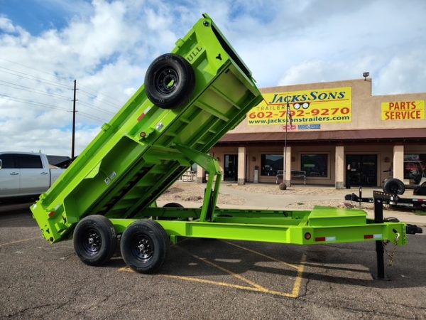 14x83 IronBull Tandem Axle Dump, 14K GVWR, 24" Sides