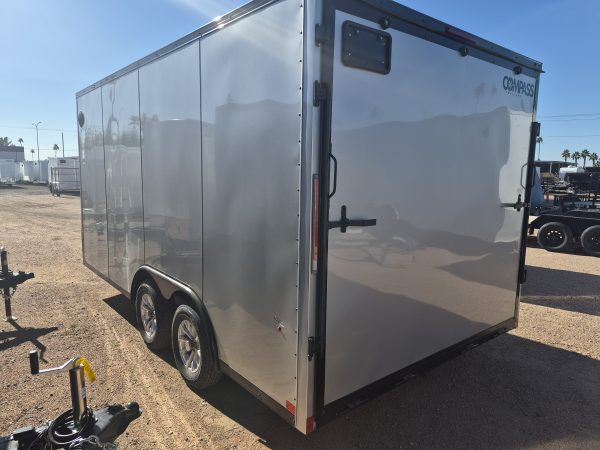 16x8.5 Jasper SE Car Hauler, 7K GVWR, Ramp Door