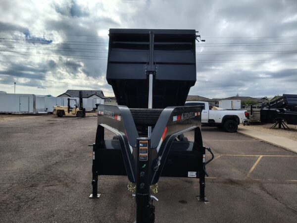 16x83 IronBull Gooseneck, Tandem Axle, 16K GVWR, 48" Sides, Telescopic Cylinder