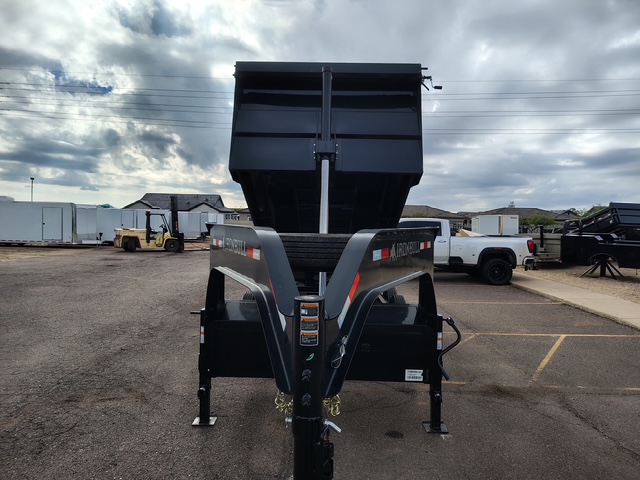 16x83 IronBull Gooseneck, Tandem Axle, 16K GVWR, 48" Sides, Telescopic Cylinder - Image 10