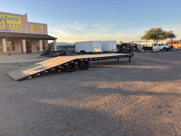 36' Gooseneck Low-Pro Low-Pro with Hydraulic Dove, 25K GVWR