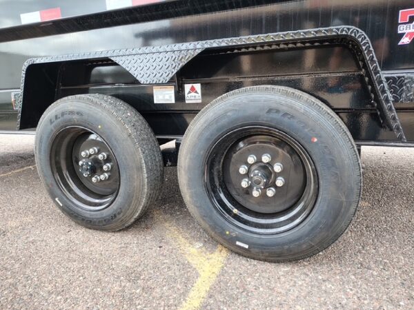 16x83 IronBull Gooseneck, Tandem Axle, 16K GVWR, 48" Sides, Telescopic Cylinder