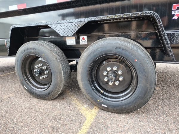 16x83 IronBull Gooseneck, Tandem Axle, 16K GVWR, 48" Sides, Telescopic Cylinder
