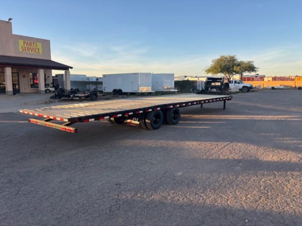 36' Gooseneck Low-Pro Low-Pro with Hydraulic Dove, 25K GVWR