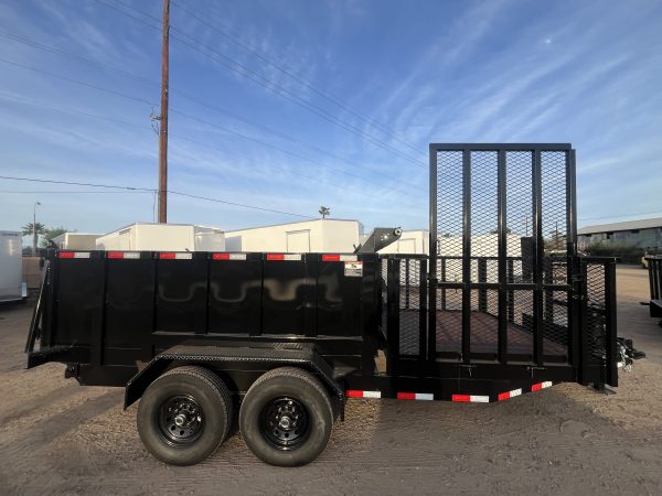 16x7 HD Tandem Dump Landscape Combo, 14K GVWR, 36" sides
