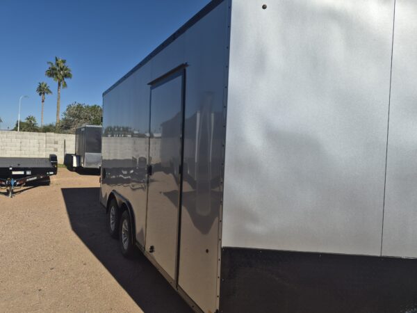 16x8.5 Jasper SE Car Hauler, 7K GVWR, Ramp Door