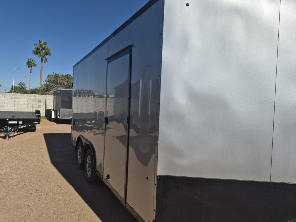 16x8.5 Jasper SE Car Hauler, 7K GVWR, Ramp Door