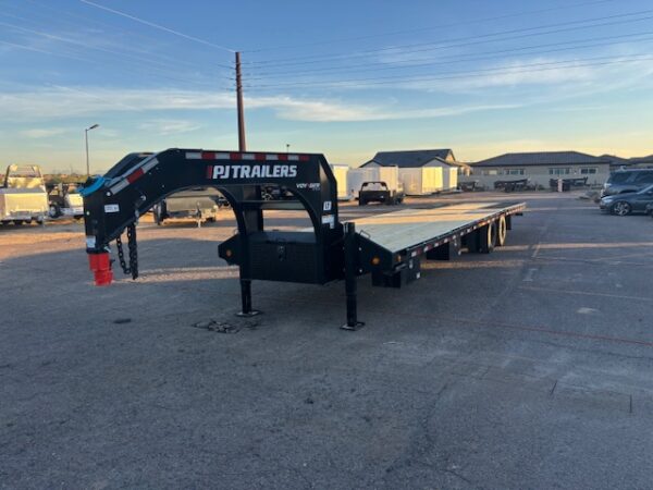 36' Gooseneck Low-Pro Low-Pro with Hydraulic Dove, 25K GVWR