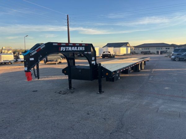 36' Gooseneck Low-Pro Low-Pro with Hydraulic Dove, 25K GVWR