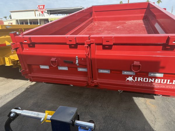 14x83 IronBull Tandem Axle Dump, 14K GVWR, 24" Sides