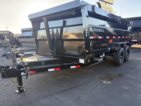 16x83 Ironbull Tandem Axle Dump, 14K GVWR, 48" Sides