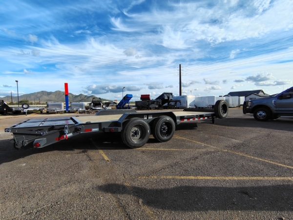 22x83 IronBull, Tandem Axle, 16K GVWR, Rampage Ramps, 16 Ply Tires