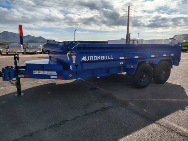 14x83 Ironbull Tandem Axle Dump, 15K GVWR, 24" Sides