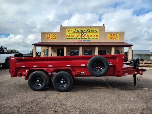 14x83 Ironbull Tandem Axle Dump, 15K GVWR, 24" Sides
