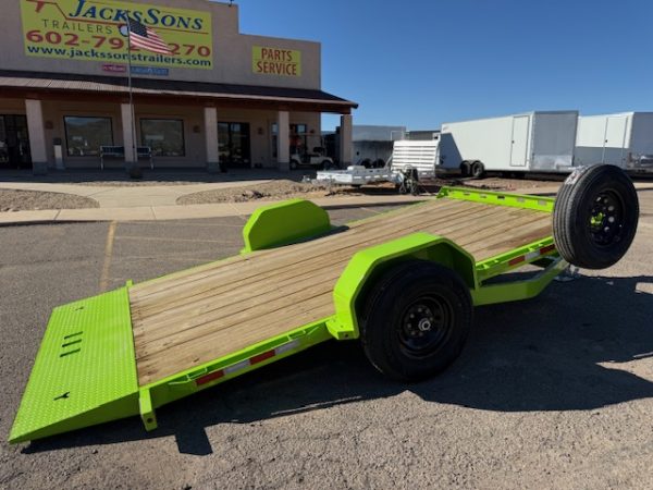 12x80 IronBull Single Axle, 7K GVWR, Tilt