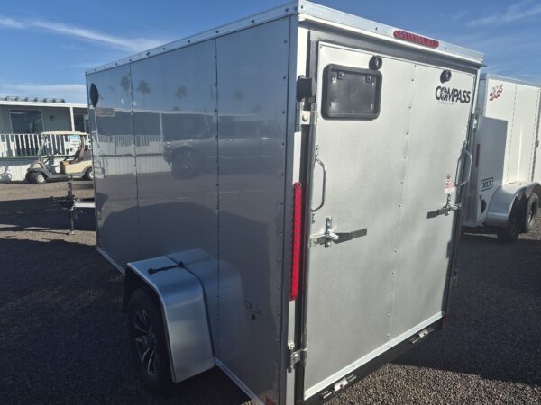10x5 Indigo DLX, 3K GVWR, Ramp Door, Side Door