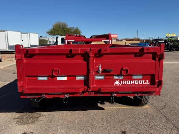 14x83 IronBull Gooseneck, Tandem Axle Dump, 15K GVWR, 24" Sides