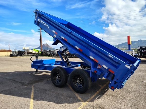 14x83 Ironbull Tandem Axle Dump, 15K GVWR, 24" Sides