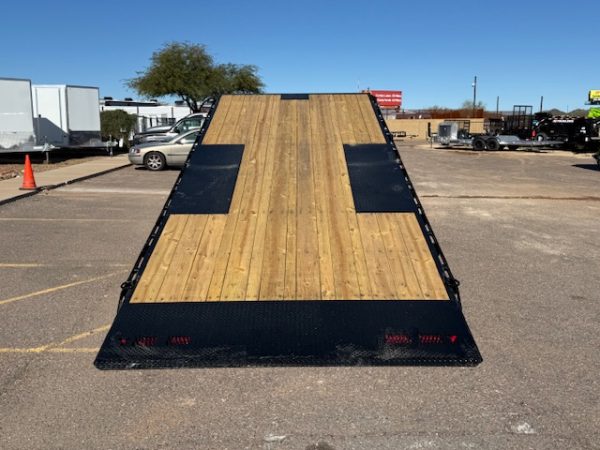 22x102 IronBull Tandem Axle, 14K GVWR, Deckover Tilt