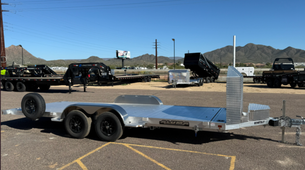 18x82 All Aluminum, 7K GVWR, Tandem Axle, Tilt - (8218ANV-TILT-TA-EL-RTD)