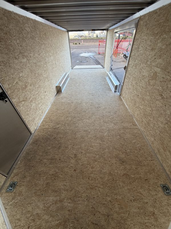 24x8.5 All Aluminum XLT-P Car Hauler, Elite Escape Door, 10K GVWR, Ramp Door