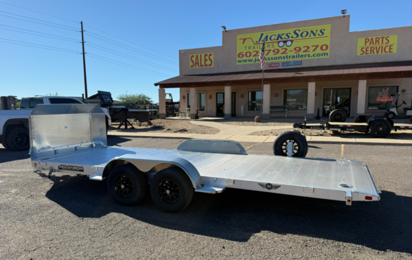 18x82 All Aluminum, 7K GVWR, Tandem Axle, Tilt - (8218ANV-TILT-TA-EL-RTD)