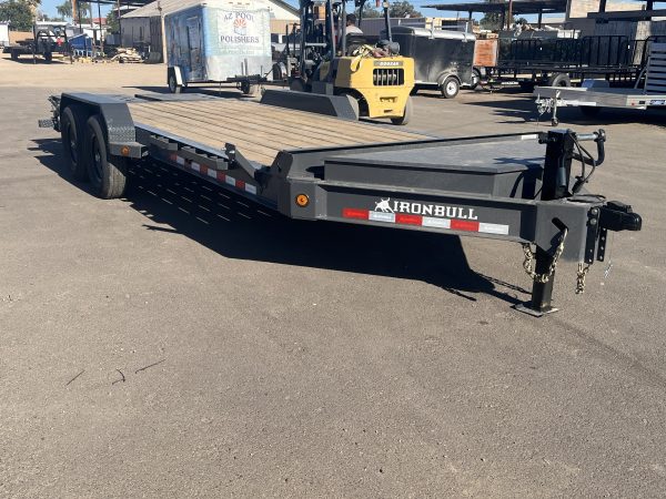 20x83 IronBull, Tandem Axle, 14K GVWR, Rampage Ramps