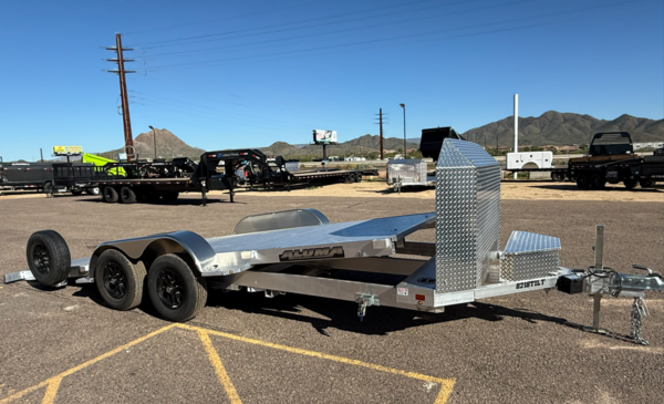 18x82 All Aluminum, 7K GVWR, Tandem Axle, Tilt - (8218ANV-TILT-TA-EL-RTD)