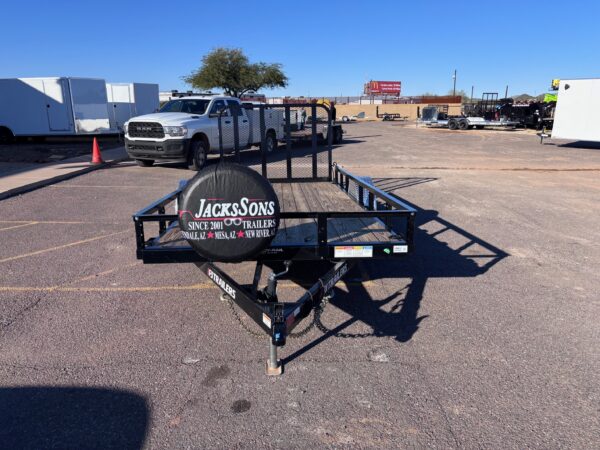14x77 Single Axle, 3K GVWR, Channel Utility