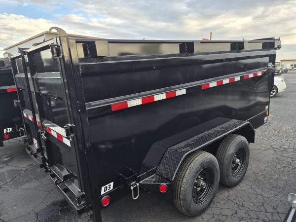 12x72 Tandem Axle, 10K GVWR, Dump, 48" Sides