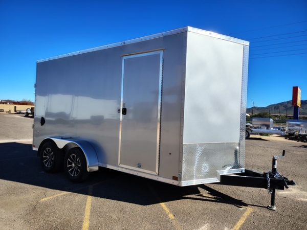 14x7 Jasper SE, 7K GVWR, Vinyl Walls, Rubber Coin Floor,  Ramp Door