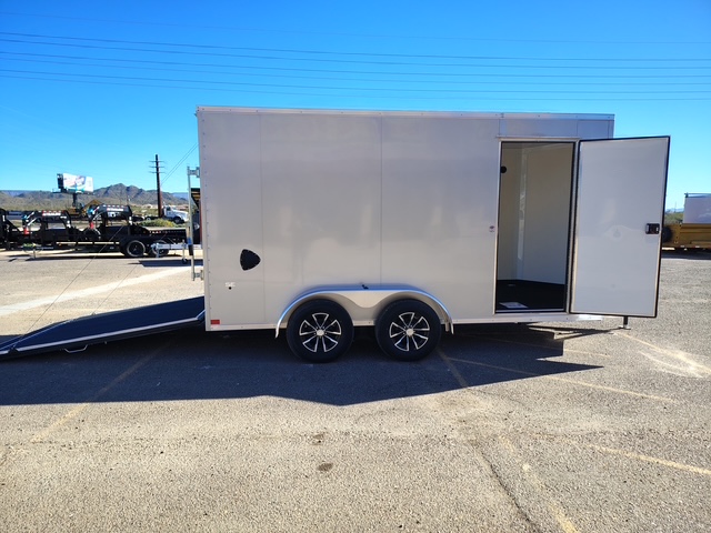 14x7 Jasper SE, 7K GVWR, Vinyl Walls, Rubber Coin Floor, Ramp Door - Image 5