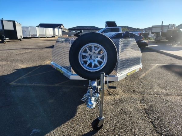 MC210 Motorcycle Trailer, 3K GVWR, Single Axle (MC210S-R-RTD)