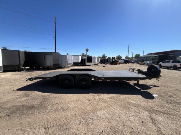 22x102x6" Channel Tandem Axle, 14K GVWR Super-Wide, Equipment, Slide In Ramps