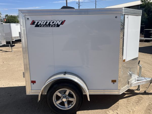 6x4 All Aluminum, NXT Enclosed, 2K GVWR, Swing Door