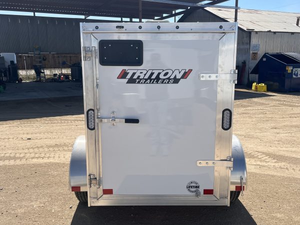 6x4 All Aluminum, NXT Enclosed, 2K GVWR, Swing Door