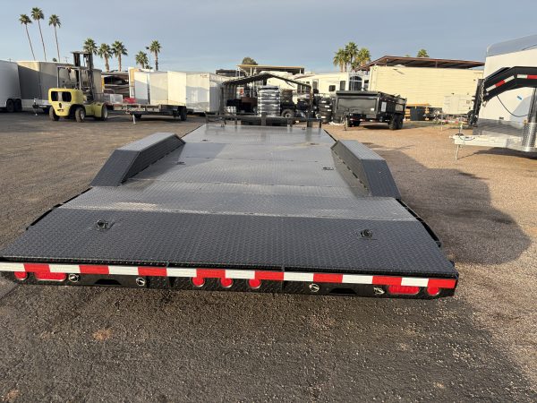 22x102x6" Channel Tandem Axle, 14K GVWR Super-Wide, Equipment, Slide In Ramps