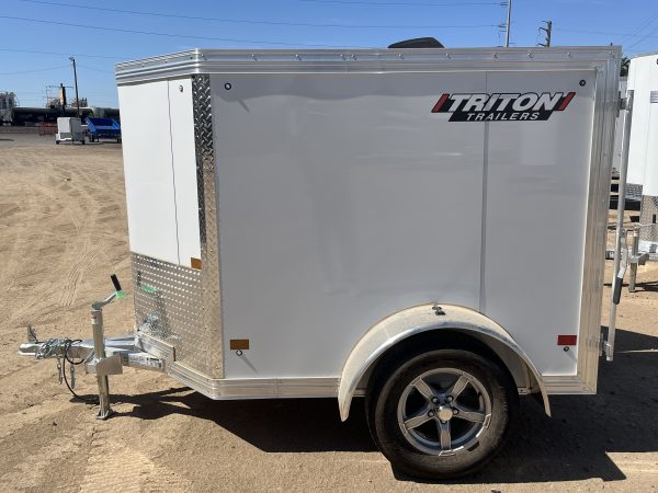 6x4 All Aluminum, NXT Enclosed, 2K GVWR, Swing Door
